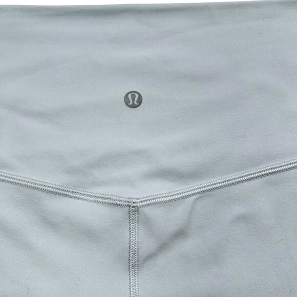 Lululemon Align High Rise Short 4" Inseam Mint Breeze Double Thick Size 12 - Picture 5 of 6